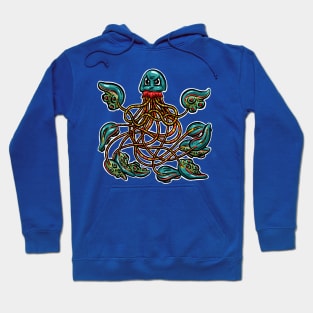 Cute Octopus Tentacle Logo Illustration Cartoon Character Grumpy Hoodie